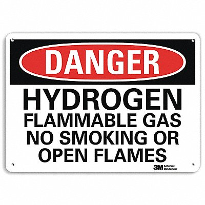 Danger Sign 10 inx14 in Aluminum