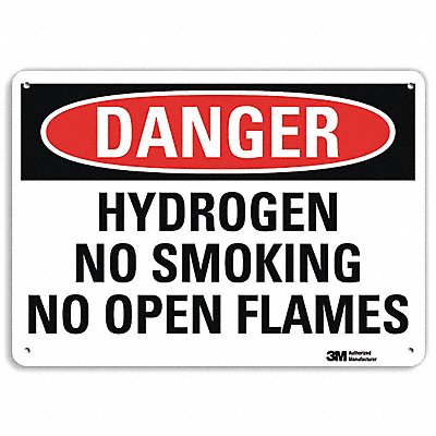 Danger Sign 10 in x 14 in Aluminum