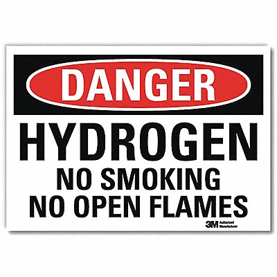 Danger Sign 7 in x 10 in Rflct Sheeting
