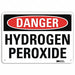 Danger Sign 7 in x 10 in Plastic