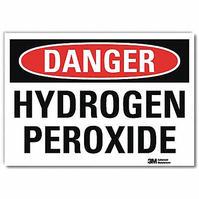 Danger Sign 7inx10in Reflective Sheeting