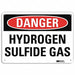Danger Sign 7 in x 10 in Plastic
