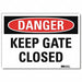 Danger Sign 10x14in Reflective Sheeting