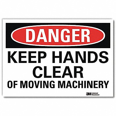 Danger Sign 5inx7in Reflective Sheeting