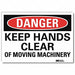 Danger Sign 10inx14in Reflctv Sheeting