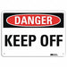 Danger Sign 7 in x 10 in Aluminum