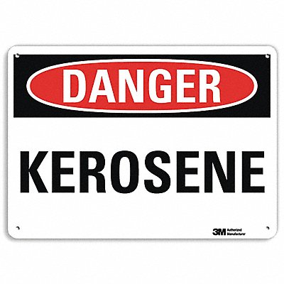 Danger Sign 10 in x 14 in Plastic