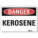 Danger Sign 10 in x 14 in Rflct Sheeting