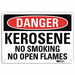 Danger Sign 10 in x 14 in Plastic