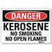 Danger Sign 10inx14in Reflctv Sheeting