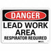 Danger Sign 7 in x 10 in Plastic