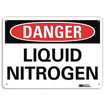 Danger Sign 10 inx14 in Plastic