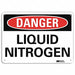 Danger Sign 10 inx14 in Plastic