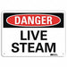 Danger Sign 10 inx14 in Aluminum
