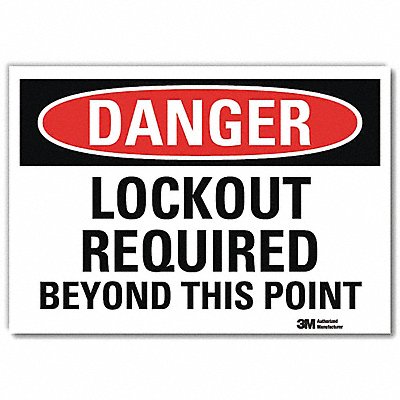 Danger Sign 7inx10in Reflective Sheeting
