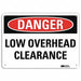 Danger Sign 10 in x 14 in Aluminum