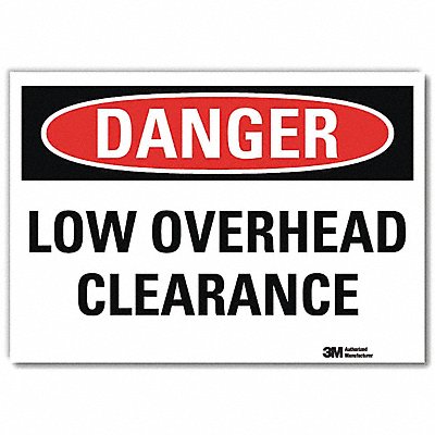 Danger Sign 5inx7in Reflective Sheeting