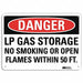 Danger Sign 10 inx14 in Aluminum