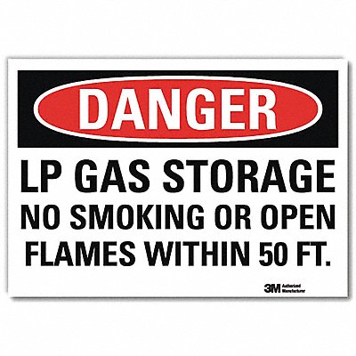 Danger Sign 10inx14in Reflctv Sheeting