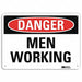Danger Sign 10 in x 14 in Aluminum