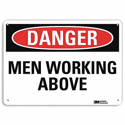 Danger Sign 7 inx10 in Plastic