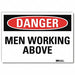 Danger Sign 5 in x 7 in Rflct Sheeting