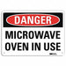 Danger Sign 7 in x 10 in Aluminum