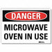 Danger Sign 7 in x 10 in Rflct Sheeting