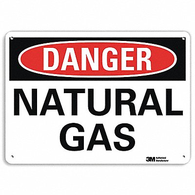 Danger Sign 10 in x 14 in Aluminum
