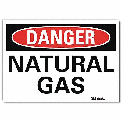 Danger Sign 10 in x 14 in Rflct Sheeting