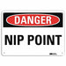 Danger Sign 10 in x 14 in Aluminum