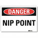 Danger Sign 5inx7in Reflective Sheeting