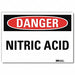 Danger Sign 5 in x 7 in Rflct Sheeting