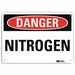 Danger Sign 7 in x 14 in Aluminum