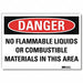 Danger Sign 7inx10in Reflective Sheeting