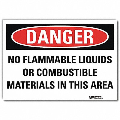 Danger Sign 5inx7in Reflective Sheeting
