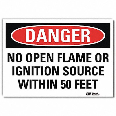 Danger Sign 10inx14in Reflctv Sheeting