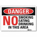 Danger Sign 10inx14in Reflctv Sheeting