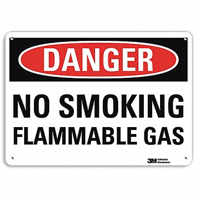 Danger Sign 7 in x 10 in Plastic