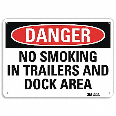 Danger Sign 7 inx10 in Plastic