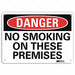 Danger Sign 10 inx14 in Plastic