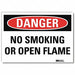 Danger Sign 7inx10in Reflective Sheeting