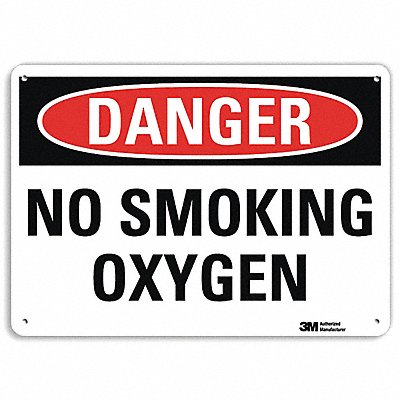 Danger Sign 10 in x 14 in Plastic