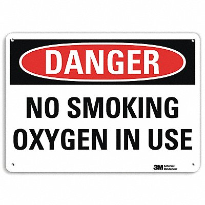 Danger Sign 10 inx14 in Aluminum