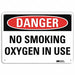 Danger Sign 10 inx14 in Aluminum
