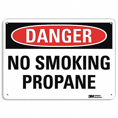 Danger Sign 10 in x 14 in Plastic