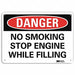 Danger Sign 10 in x 14 in Aluminum