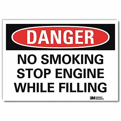 Danger Sign 7inx10in Reflective Sheeting