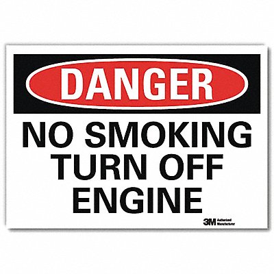 Danger Sign 7inx10in Reflective Sheeting