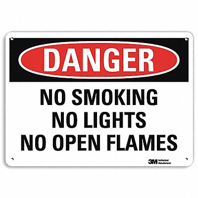 Danger Sign 7 inx10 in Plastic